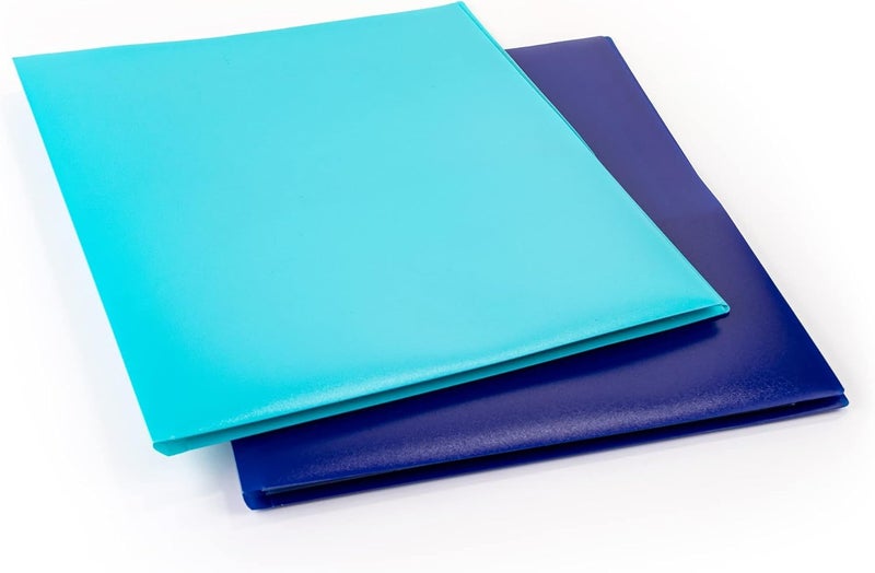 Smead 10-Pocket Organizer, Letter Size, 2 per Pack, 1 Each of Dark Blue and Teal (89204) - Image 2